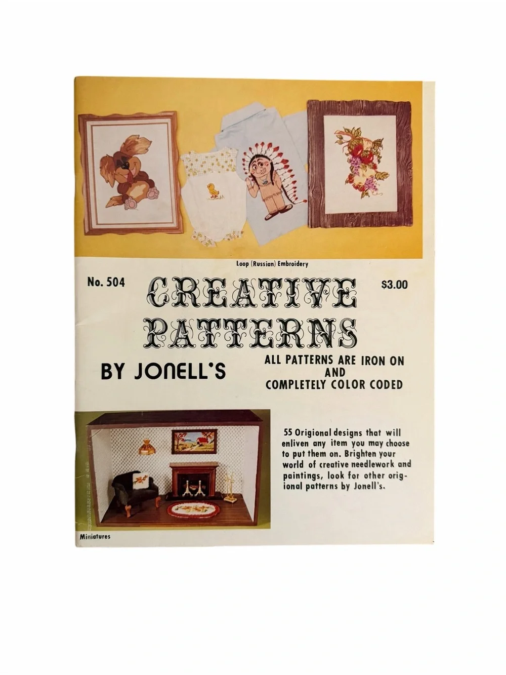 Vintage 1978 Jonell's Creative Patterns booklet (No. 504) with 19 Full Pages